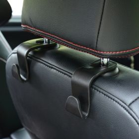 Auto Headrest Hangers (Option: Black-2pcs)